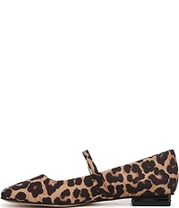 Franco Sarto Tinsley Leopard Print Mary Jane Ballet Flats