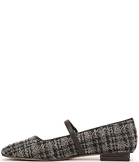Franco Sarto Tinsley Plaid Square Toe Mary Jane Flats