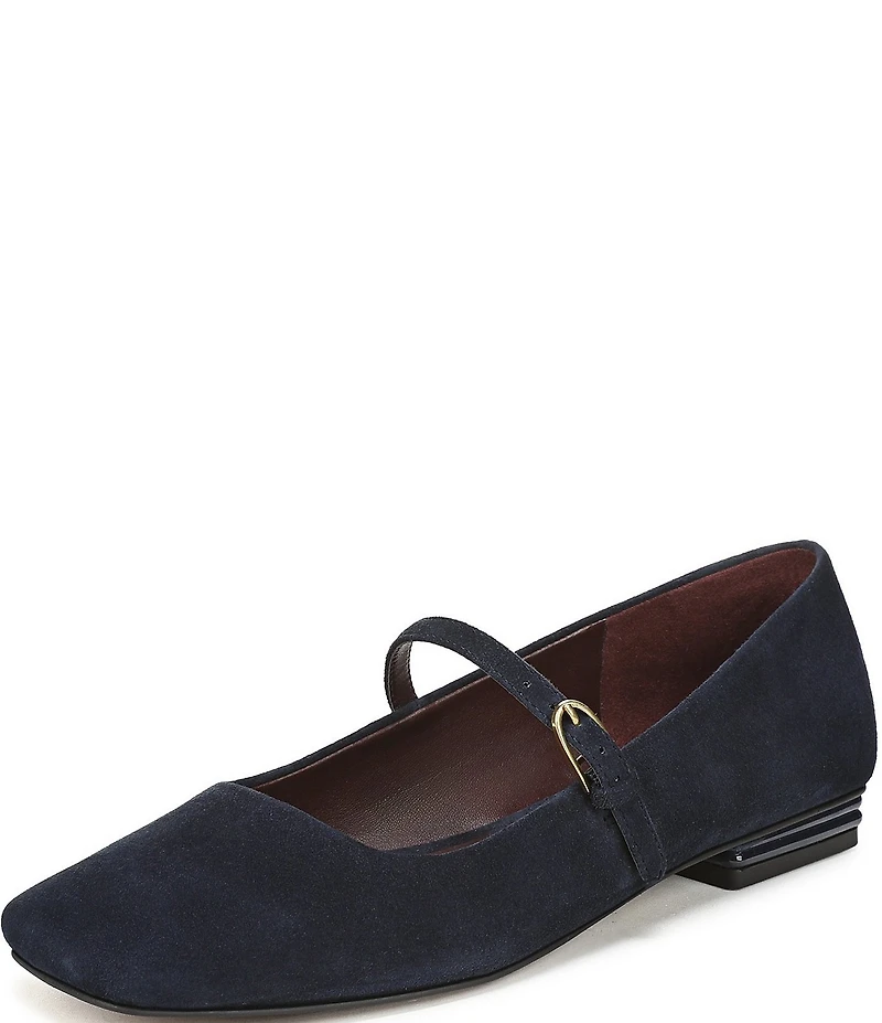 Franco Sarto Tinsley Suede Mary Jane Flats