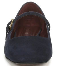 Franco Sarto Tinsley Suede Mary Jane Flats