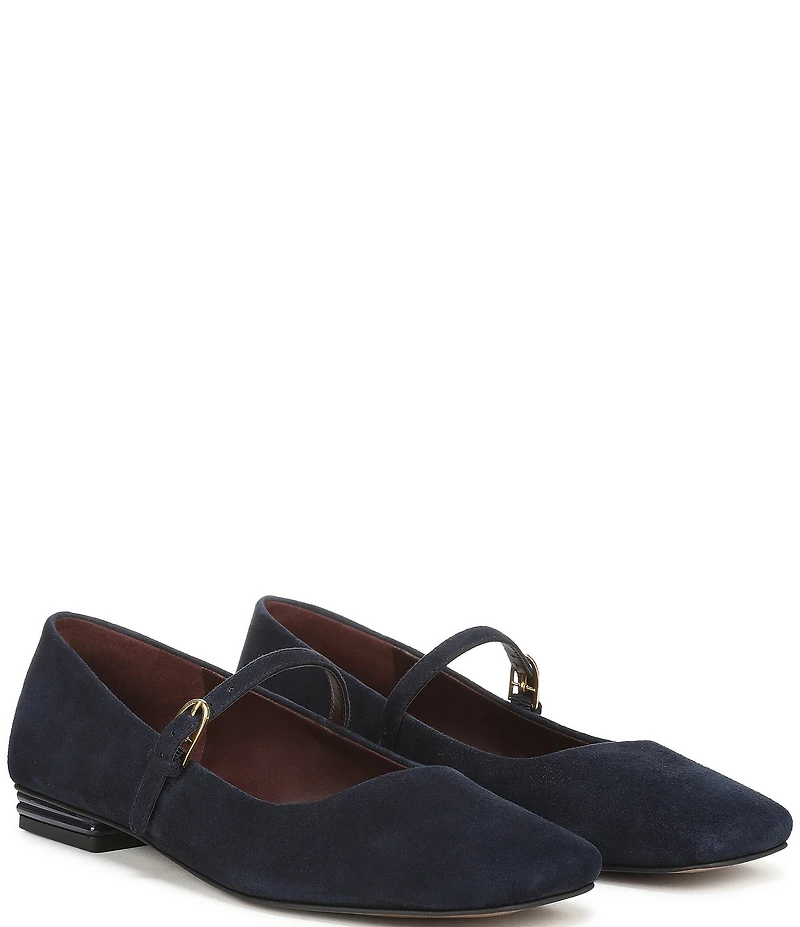 Franco Sarto Tinsley Suede Mary Jane Flats