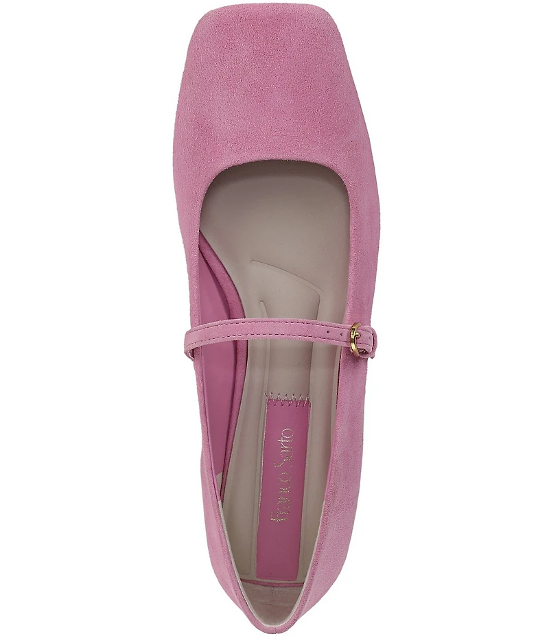 Franco Sarto Tinsley Suede Mary Jane Flats