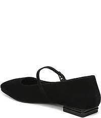 Franco Sarto Tinsley Suede Mary Jane Flats
