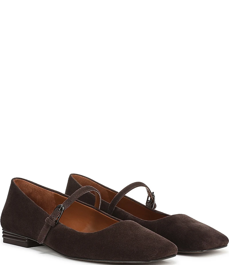 Franco Sarto Tinsley Suede Mary Jane Flats
