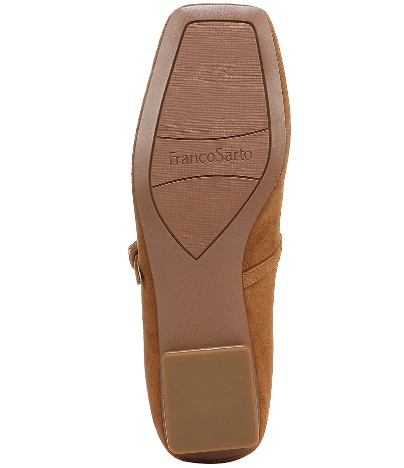 Franco Sarto Tinsley Suede Mary Jane Flats