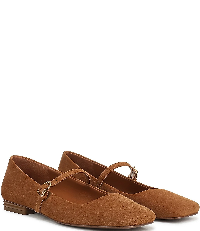 Franco Sarto Tinsley Suede Mary Jane Flats