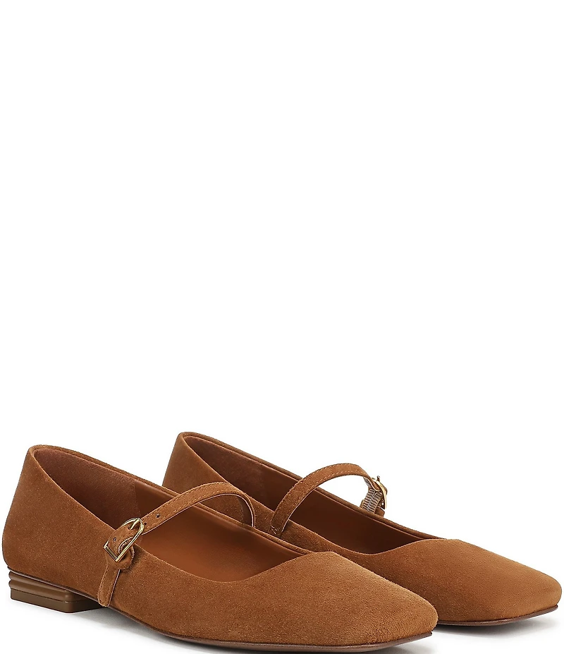Franco Sarto Tinsley Suede Mary Jane Flats