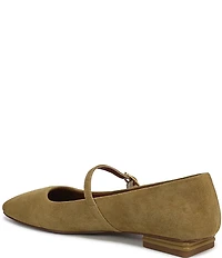 Franco Sarto Tinsley Suede Mary Jane Flats