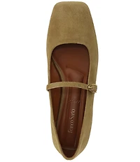 Franco Sarto Tinsley Suede Mary Jane Flats