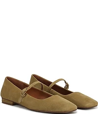 Franco Sarto Tinsley Suede Mary Jane Flats