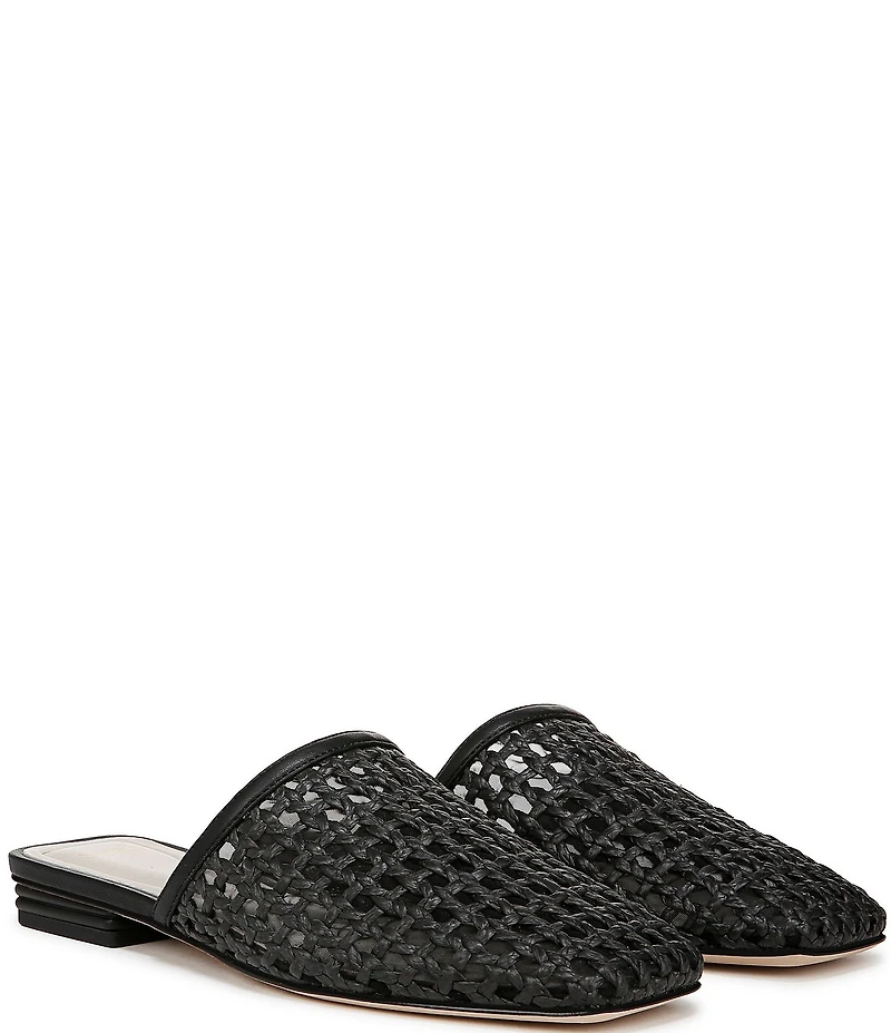 Franco Sarto Tomika Woven Slip On Mules