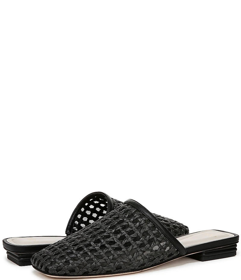 Franco Sarto Tomika Woven Slip On Mules
