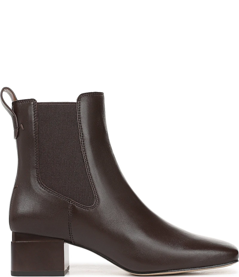 Franco Sarto Waxton Leather Square Toe Chelsea Booties