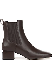 Franco Sarto Waxton Leather Square Toe Chelsea Booties