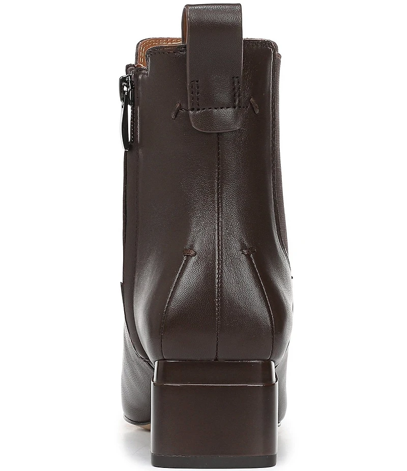 Franco Sarto Waxton Leather Square Toe Chelsea Booties