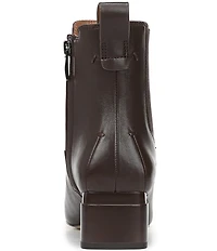 Franco Sarto Waxton Leather Square Toe Chelsea Booties