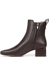 Franco Sarto Waxton Leather Square Toe Chelsea Booties
