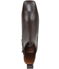 Franco Sarto Waxton Leather Square Toe Chelsea Booties