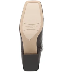 Franco Sarto Waxton Leather Square Toe Chelsea Booties
