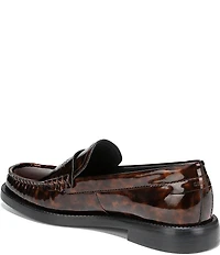 Franco Sarto Yulisa Patent Tortoise Print Loafers