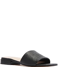 FRANKIE4 Aniston Textured Leather Slide Sandals