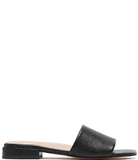 FRANKIE4 Aniston Textured Leather Slide Sandals