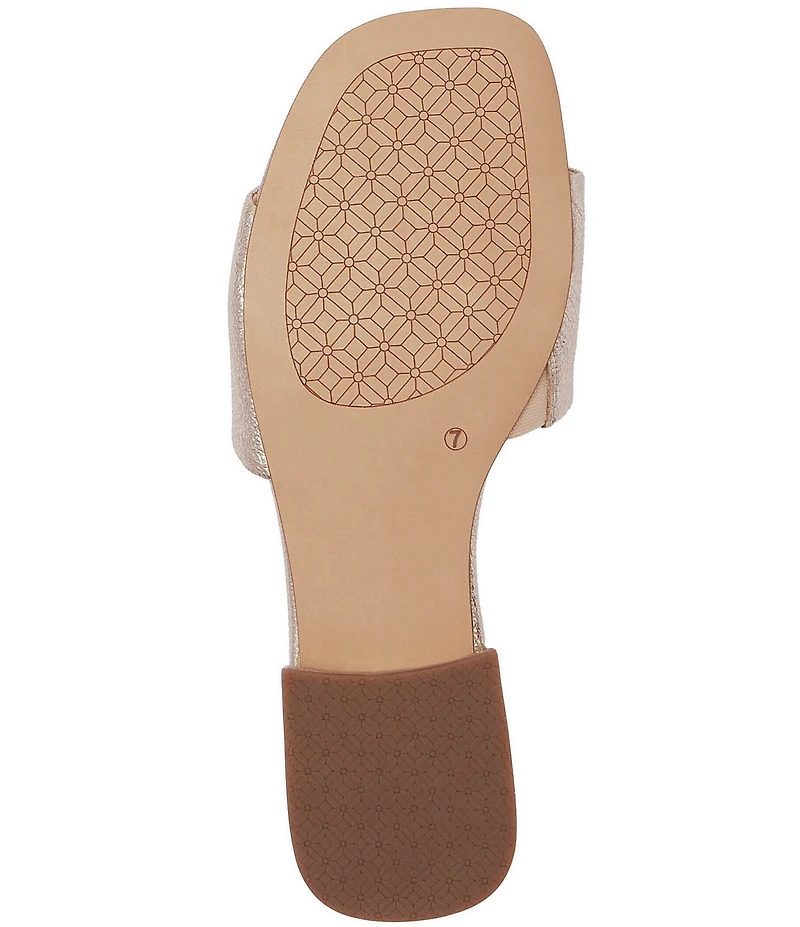 FRANKIE4 Aniston Textured Leather Slide Sandals