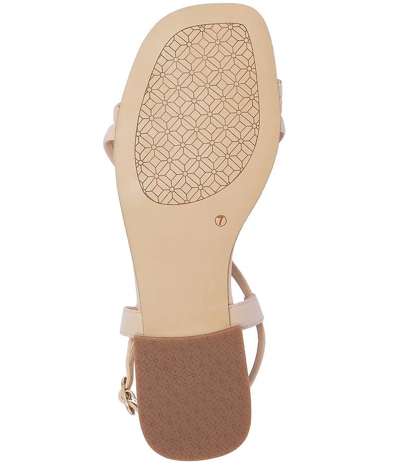 FRANKIE4 Anya Leather Hardware Toe Ring Sandals