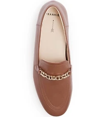 FRANKIE4 Ash II Leather Chain Detail Loafers