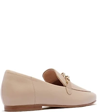 FRANKIE4 Ash II Leather Chain Detail Loafers