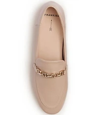 FRANKIE4 Ash II Leather Chain Detail Loafers
