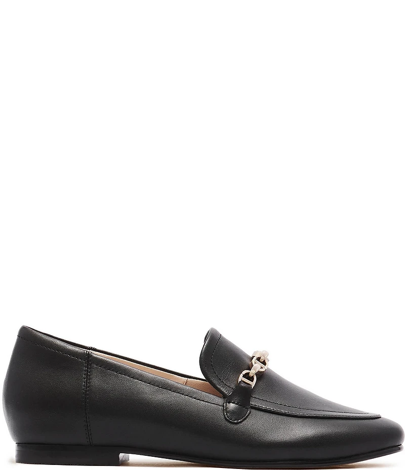FRANKIE4 Ash II Leather Chain Detail Loafers