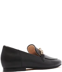 FRANKIE4 Ash II Leather Chain Detail Loafers