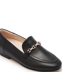 FRANKIE4 Ash II Leather Chain Detail Loafers
