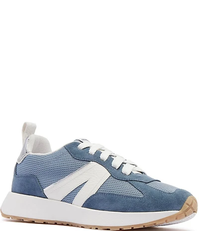 FRANKIE4 Axel II Mixed Leather and Textile Sneakers