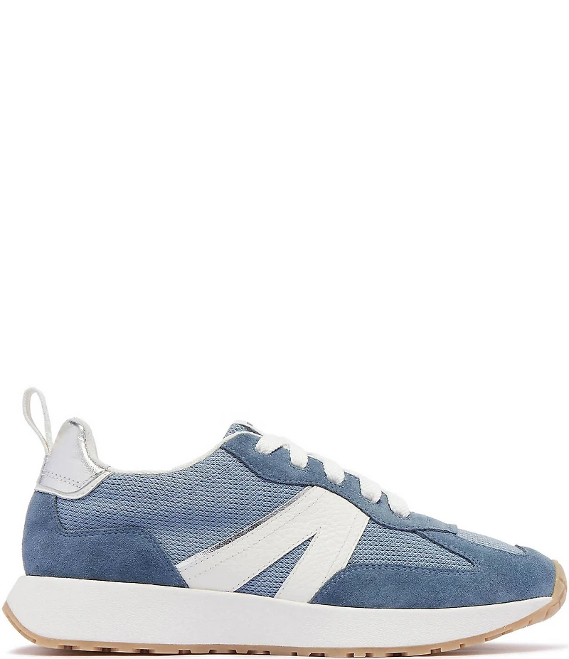 FRANKIE4 Axel II Mixed Leather and Textile Sneakers