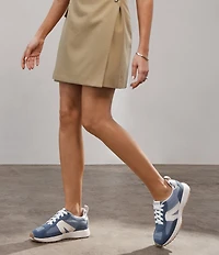 FRANKIE4 Axel II Mixed Leather and Textile Sneakers