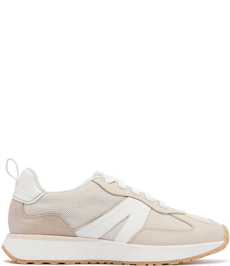 FRANKIE4 Axel II Mixed Leather and Textile Sneakers