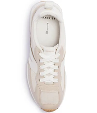 FRANKIE4 Axel II Mixed Leather and Textile Sneakers