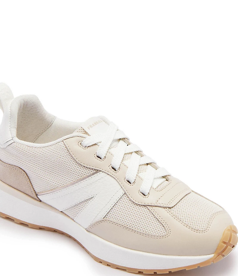 FRANKIE4 Axel II Mixed Leather and Textile Sneakers