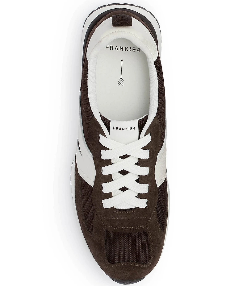 FRANKIE4 Axel II Leather and Suede Sneakers