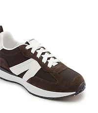 FRANKIE4 Axel II Leather and Suede Sneakers