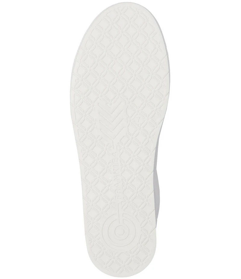 FRANKIE4 Billie II Snake Embossed Leather Zip Sneakers