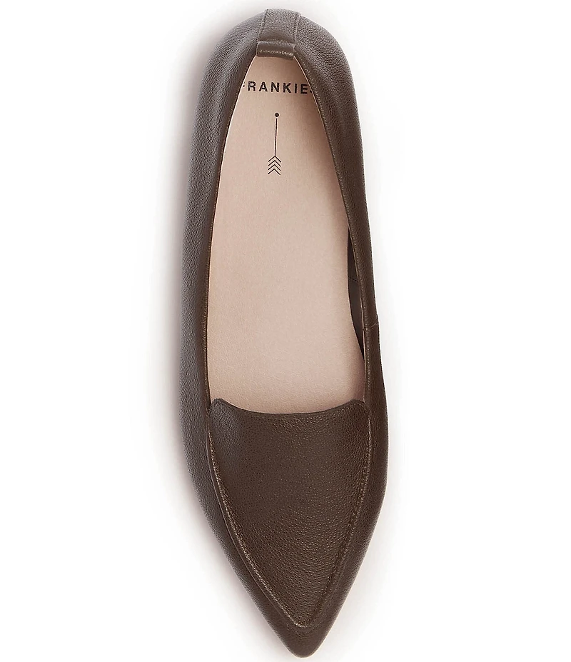 FRANKIE4 Briar Leather Pointed Toe Loafers