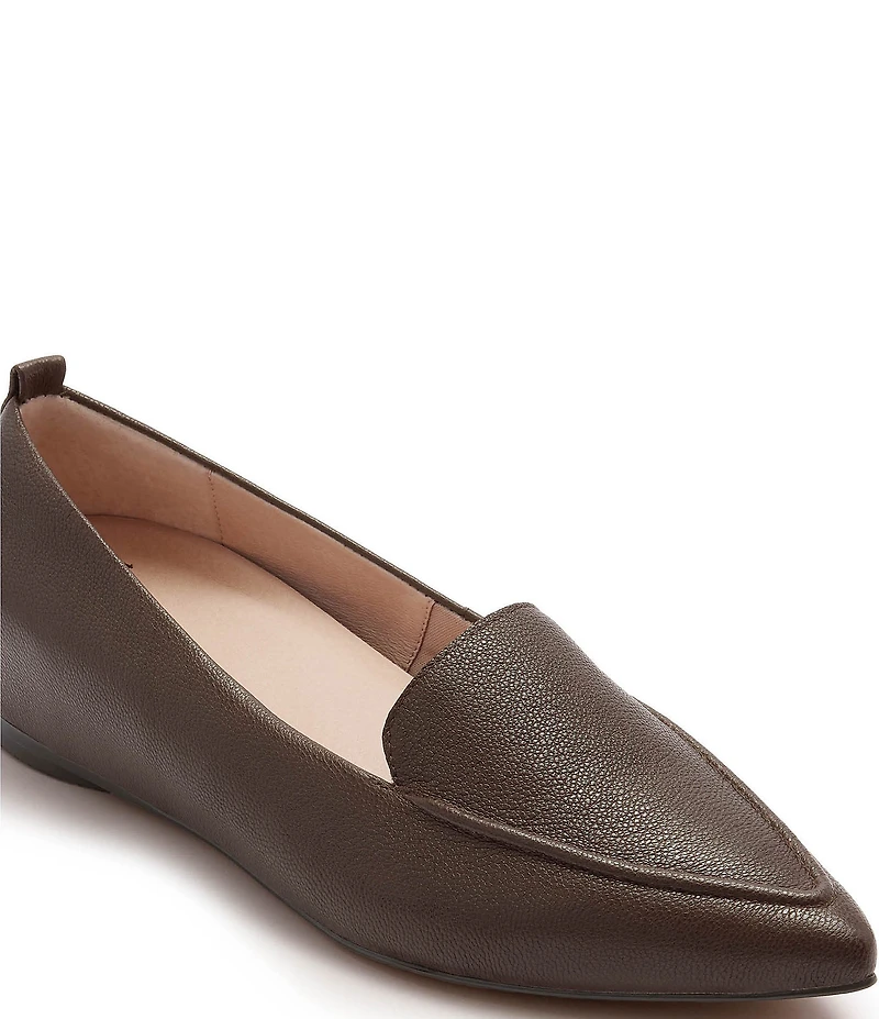 FRANKIE4 Briar Leather Pointed Toe Loafers