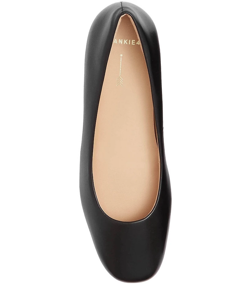 FRANKIE4 Cleo Leather Square Toe Pumps