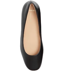 FRANKIE4 Cleo Leather Square Toe Pumps
