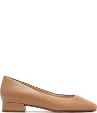 FRANKIE4 Cleo Leather Square Toe Pumps