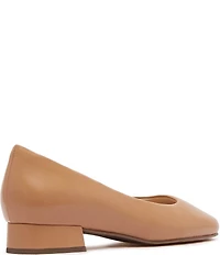 FRANKIE4 Cleo Leather Square Toe Pumps