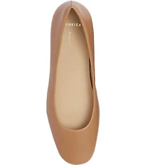 FRANKIE4 Cleo Leather Square Toe Pumps